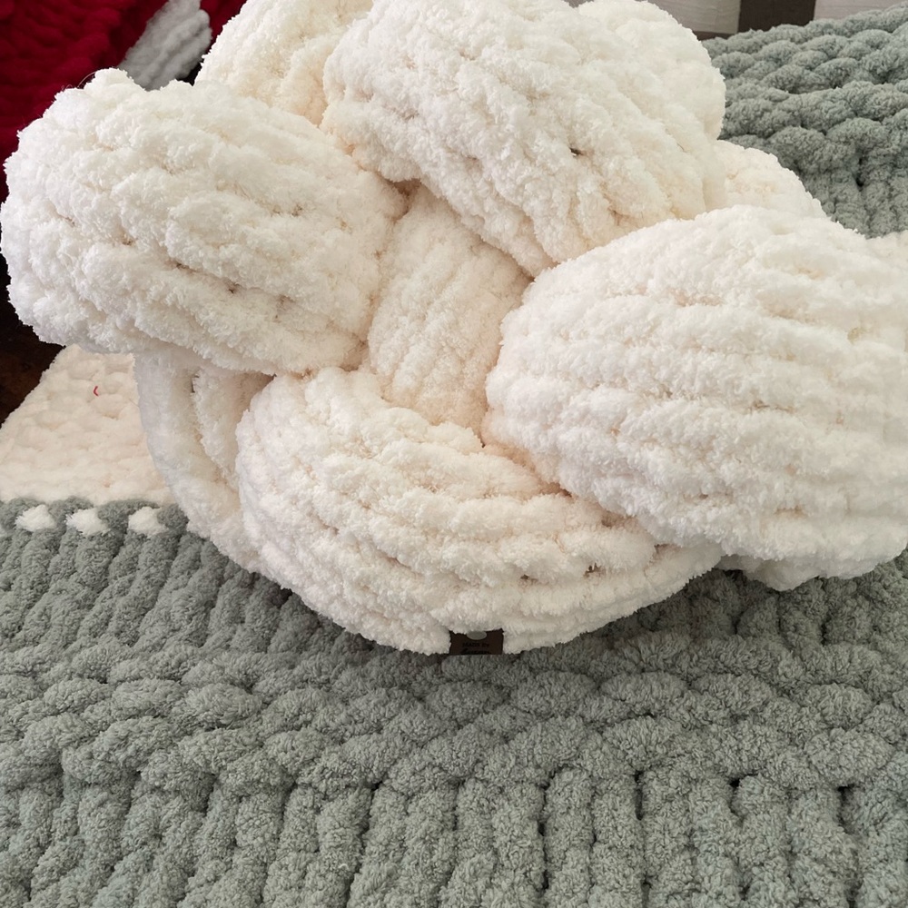 Cream Textured Accent Pillow